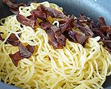 花椒塩とｵｲｽﾀｰｿｰｽの山菜焼きそば作り方5写真