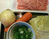豚ひき肉の野菜炒め◆美味しいオイマヨ味◆作り方1写真