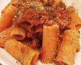 帆立とエリンギのパスタ(パン粉のソース)作り方24写真