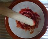 ぎぼうしの梅味噌かけ作り方2写真