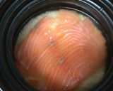 超簡単 スモークサーモンで炊き込みご飯作り方3写真