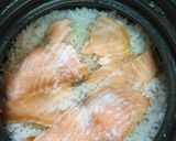 超簡単 スモークサーモンで炊き込みご飯作り方4写真