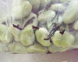 豆腐の浅漬け空豆添え作り方1写真