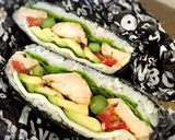 サラダチキンおにぎらず作り方8写真