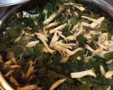 ご飯に合う！簡単！キノコと茎わかめの佃煮作り方4写真