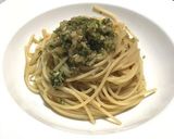 硬い水菜のパスタ作り方7写真