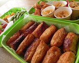 材料4つで簡単★はちみつ梅の焼きいなり作り方4写真