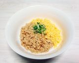 ヘルシー丼☆卵そぼろ＆豆腐入り鶏そぼろ丼作り方8写真