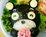 キャラ弁☆にっこり笑顔のくまモン弁当♪作り方2写真
