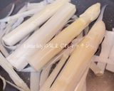 ホワイトアスパラガスの塩レモンバター作り方2写真