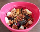 油不要！なすと鶏ひき肉のあっさり味噌炒め作り方4写真