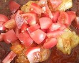 トマトとミートソースで鶏のトマト煮作り方5写真