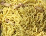 冷製カルボナーラ風まぜ麺作り方3写真