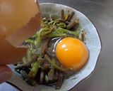 最速のレンジでワラビの卵とじ作り方2写真