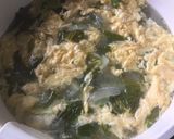 セロリの葉でウエイパー中華スープ作り方4写真