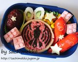 仮面ライダーオーズのメダル弁当♡キャラ弁作り方7写真