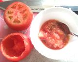 まるごとトマトエッグ作り方1写真