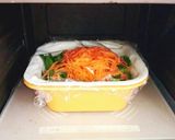 レンジで小松菜とニンジンのおひたし小鉢作り方3写真