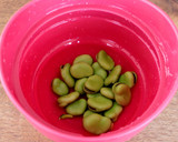 そら豆とちりめんじゃこの炊き込みごはん作り方1写真