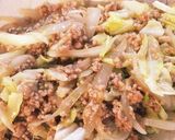 味付け簡単！ひき肉と野菜のあんかけ炒め作り方9写真
