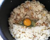 炊飯器のままでチャーハン（ずぼら飯）作り方5写真