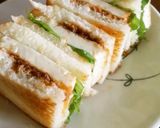 ダイエット中のカツサンド風☆豆腐サンド作り方4写真