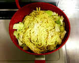 エビとキャベツのさっぱり塩焼きそば作り方4写真