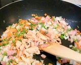 ぱぱっと！鮭チャーハン作り方3写真