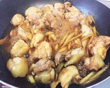 ストウブで鶏ごぼうご飯作り方8写真