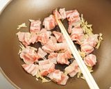 豚バラとお豆さんのこってりピリ辛炒め作り方2写真