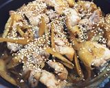 ストウブで鶏ごぼうご飯作り方12写真
