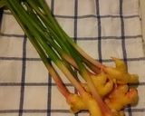 簡単お酒のおつまみ　葉ショウガ焼き！作り方1写真