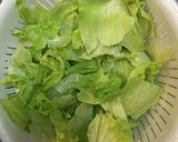 鰹節でレタスの和風サラダ☆材料3つ☆作り方2写真