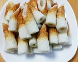 簡単、節約！チーズちくわの磯辺天作り方1写真
