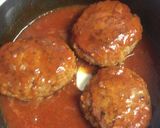 トマトソースの煮込みハンバーグ作り方7写真
