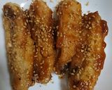 サッコが作る☆手羽中みそすりごま照り焼き作り方4写真