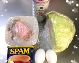 スピード料理!スパムとキャベツの卵とじ作り方1写真