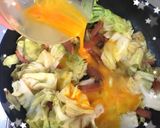 スピード料理!スパムとキャベツの卵とじ作り方5写真