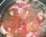 肉盛りとなめこ（きのこ）の付けそば作り方3写真