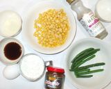 冷凍コーンの一口卵焼き♪コチュジャン味作り方1写真