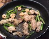 ⭐️アスパラとチキンの海老マヨ炒め作り方3写真