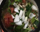ノンオイルなトマトと野菜の卵とじ炒め作り方2写真