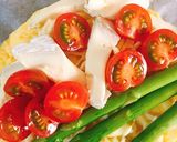 チーズと卵で。粉なし低糖質生ハムピザ作り方8写真