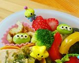 キャラ弁☆リトルグリーンメンまつり～♪作り方5写真