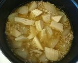 生姜香る♪かぶと筍とひき肉のとろとろ煮作り方5写真