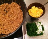 ☆簡単☆★万能★鶏そぼろの3色丼作り方5写真