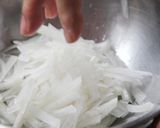 大根サラダ　いりこのオリーブオイル和え作り方3写真
