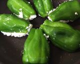ピーマンの豆腐詰め♡作り方8写真