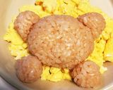 リラックマのオープンオムライス☆キャラ弁作り方6写真