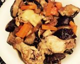 炊飯器で、手羽元としいたけの梅生姜煮作り方3写真